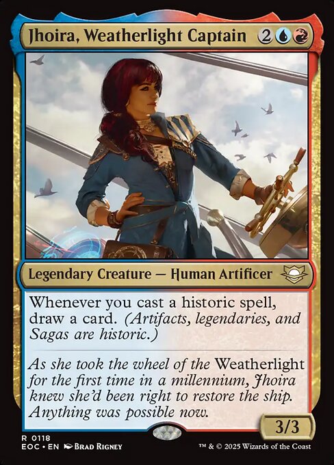 Jhoira, Weatherlight Captain highlighted card art