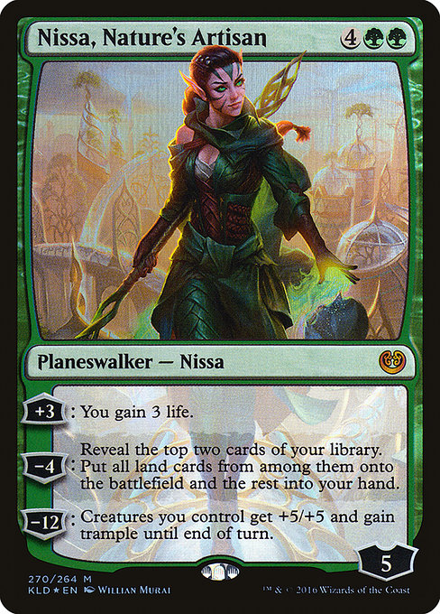 Nissa, Nature's Artisan highlighted card art