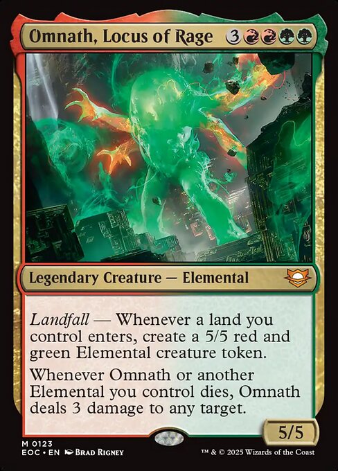Omnath, Locus of Rage highlighted card art