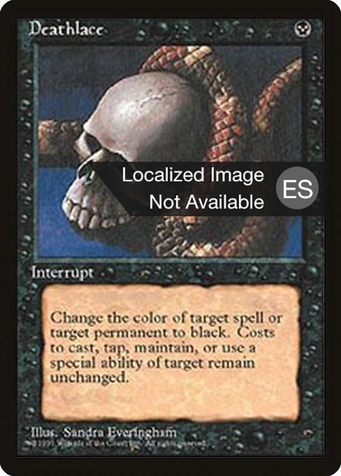 Deathlace from Fourth Edition Foreign Black Border