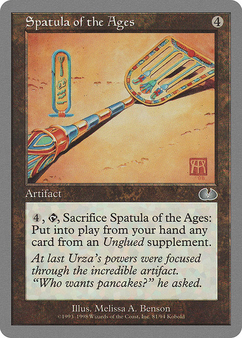 Spatula of the Ages highlighted card art