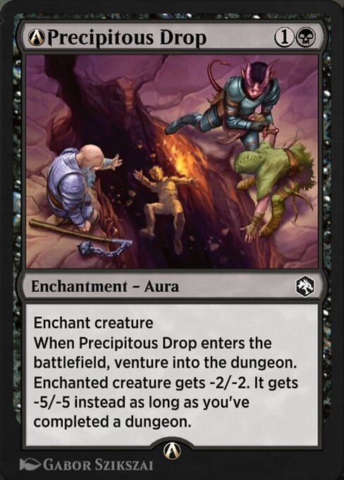 A-Precipitous Drop highlighted card art