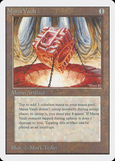 Mana Vault from Unlimited Edition