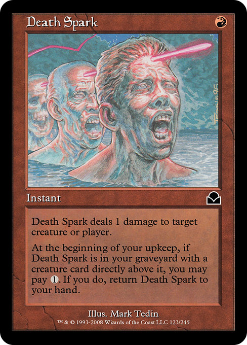Death Spark highlighted card art