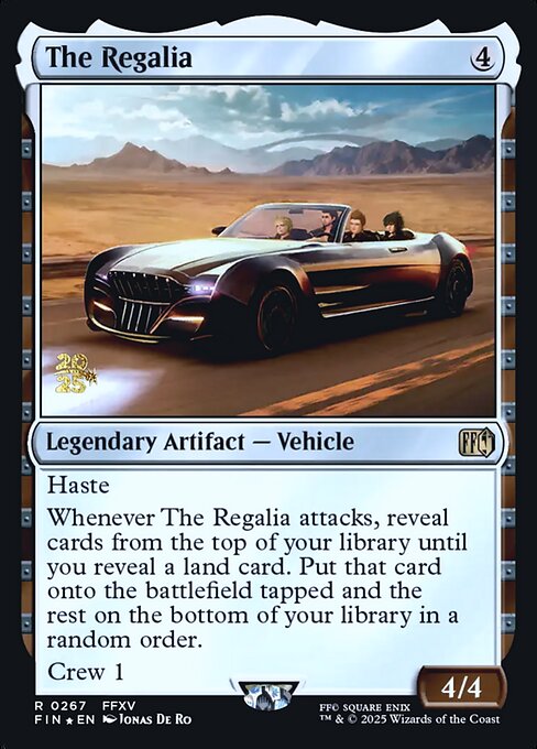 The Regalia highlighted card art