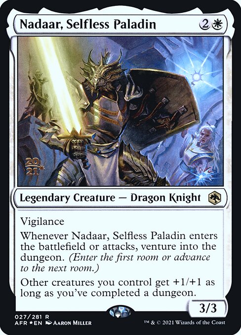 Nadaar, Selfless Paladin from Adventures in the Forgotten Realms Promos