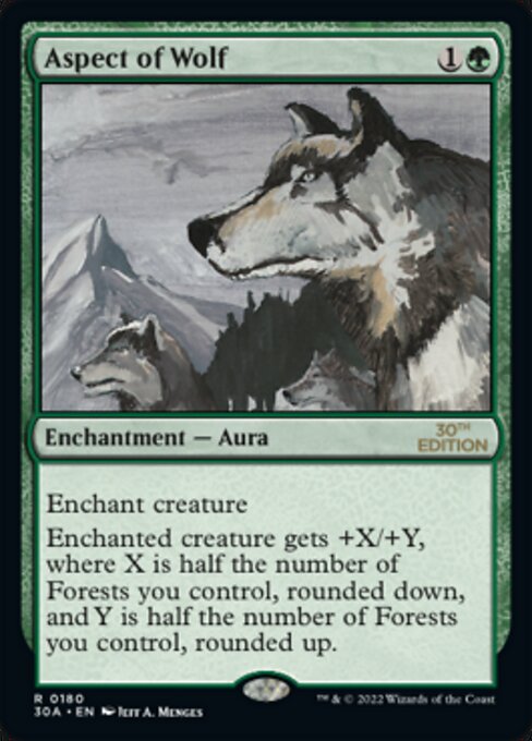 Aspect of Wolf from 30th Anniversary Edition