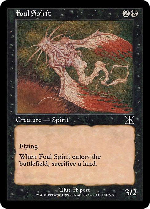Foul Spirit highlighted card art