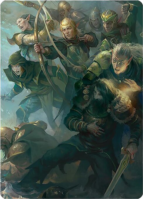 Galadhrim Brigade // Galadhrim Brigade from Tales of Middle-earth Scene Box