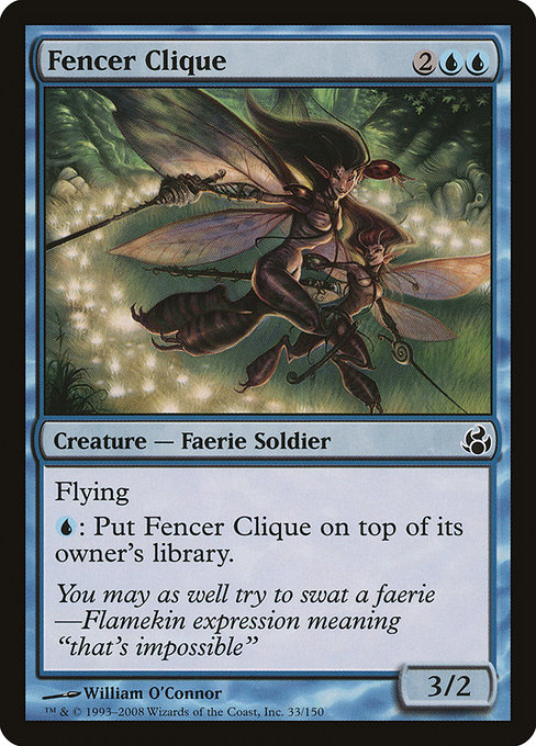 Fencer Clique highlighted card art