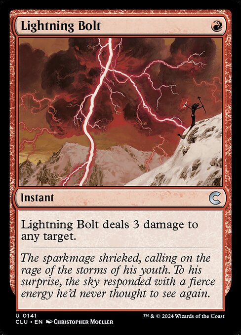 Lightning Bolt from Ravnica: Clue Edition