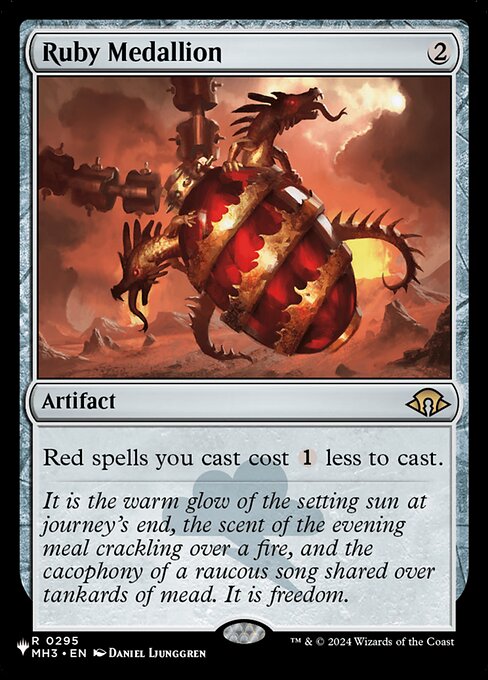 Ruby Medallion from The List