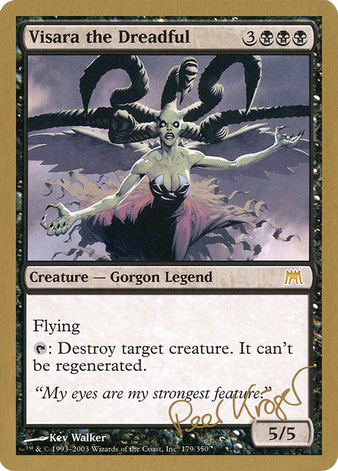 Visara the Dreadful from World Championship Decks 2003
