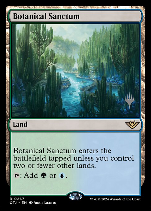 Botanical Sanctum highlighted card art