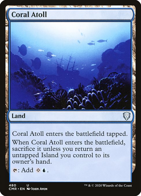 Coral Atoll highlighted card art
