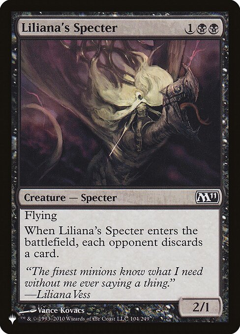 Liliana's Specter highlighted card art