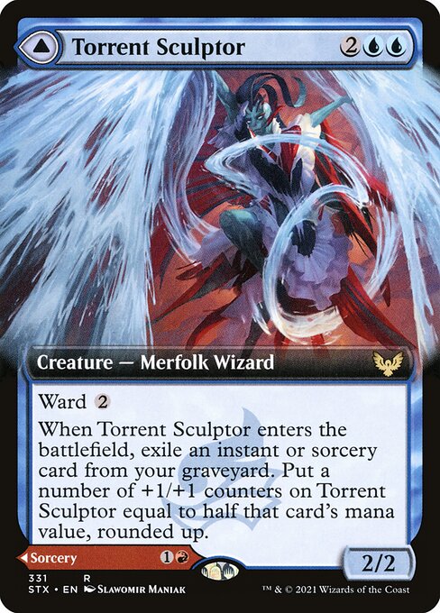 Torrent Sculptor // Flamethrower Sonata from Strixhaven: School of Mages