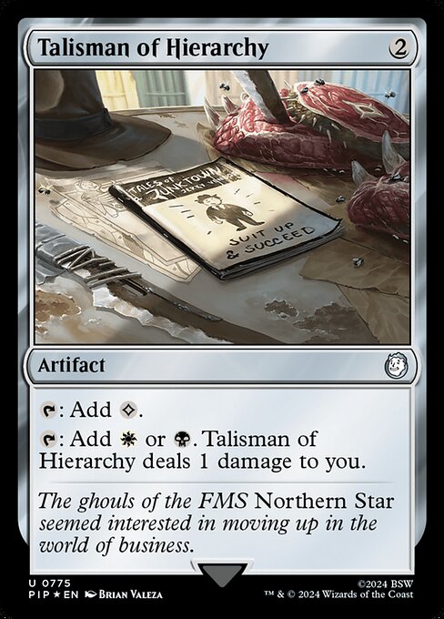 Talisman of Hierarchy from Fallout
