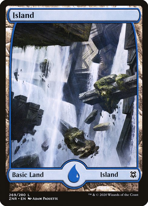 Island from Zendikar Rising
