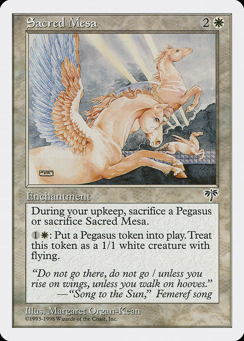 Sacred Mesa from Anthologies