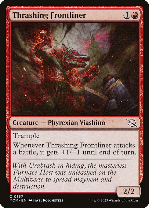 Thrashing Frontliner highlighted card art