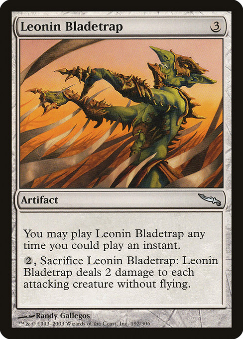 Leonin Bladetrap from Mirrodin