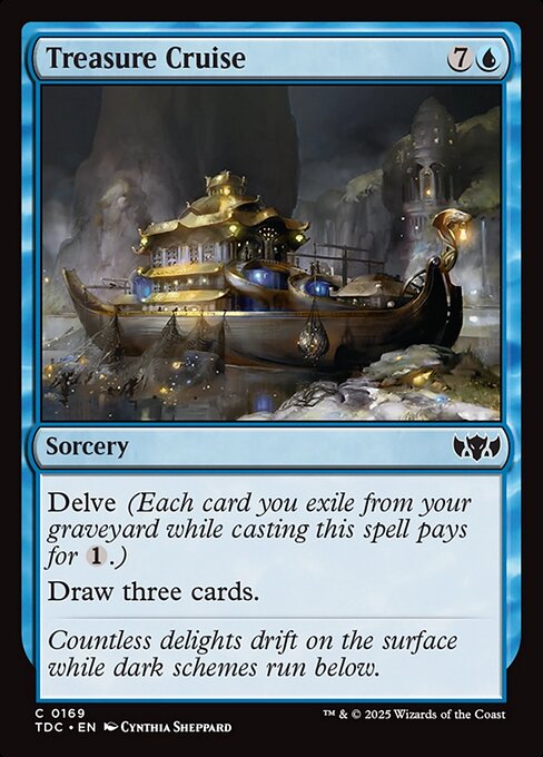 Treasure Cruise highlighted card art