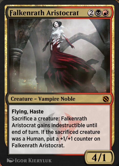 Falkenrath Aristocrat highlighted card art