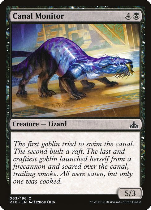 Canal Monitor highlighted card art