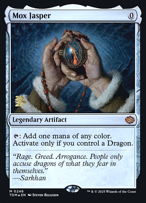 Mox Jasper from Tarkir: Dragonstorm Promos