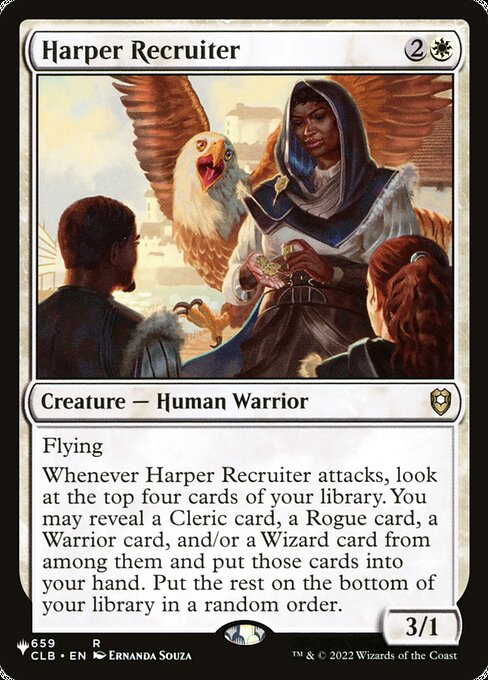 Harper Recruiter highlighted card art