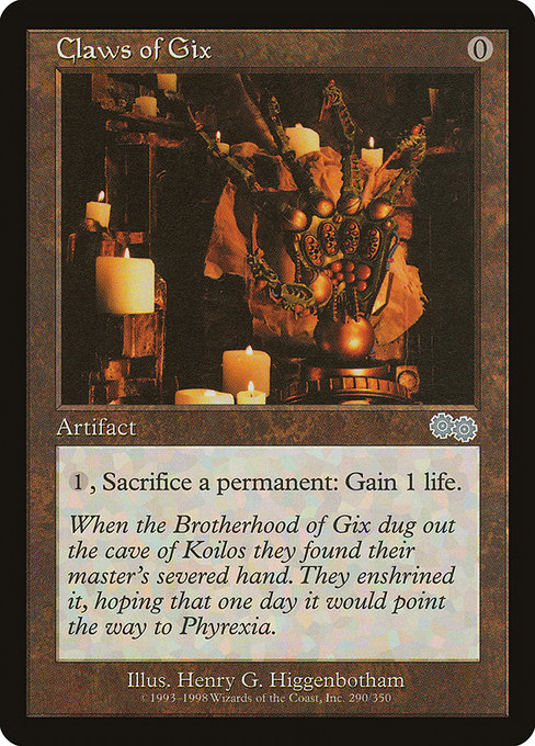 Claws of Gix from Urza's Saga