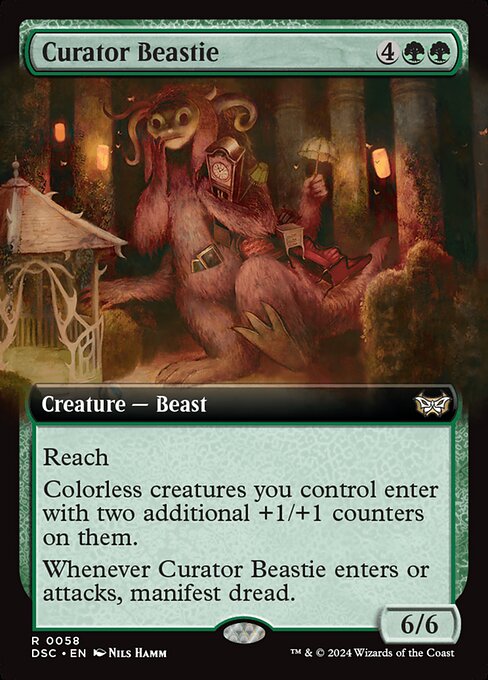 Curator Beastie highlighted card art