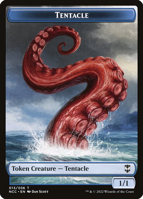 Tentacle from New Capenna Commander Tokens