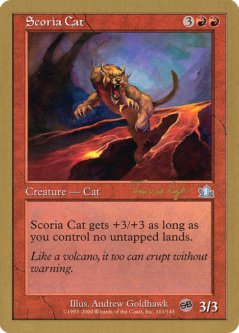 Scoria Cat from World Championship Decks 2001