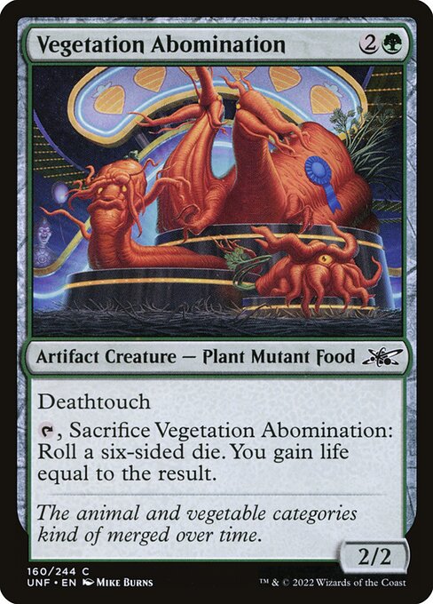Vegetation Abomination highlighted card art