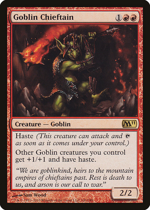 Goblin Chieftain from Magic 2011