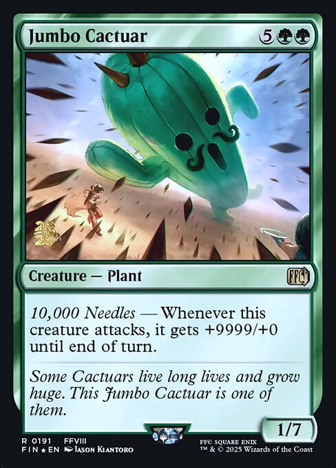 Jumbo Cactuar highlighted card art