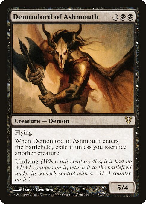 Demonlord of Ashmouth highlighted card art