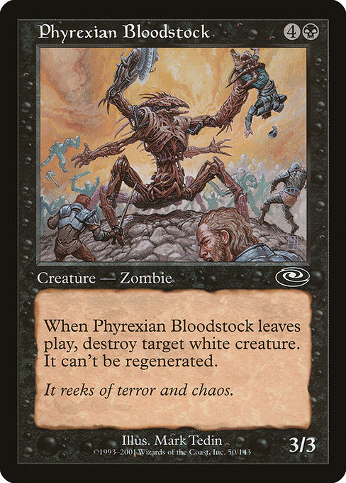Phyrexian Bloodstock highlighted card art