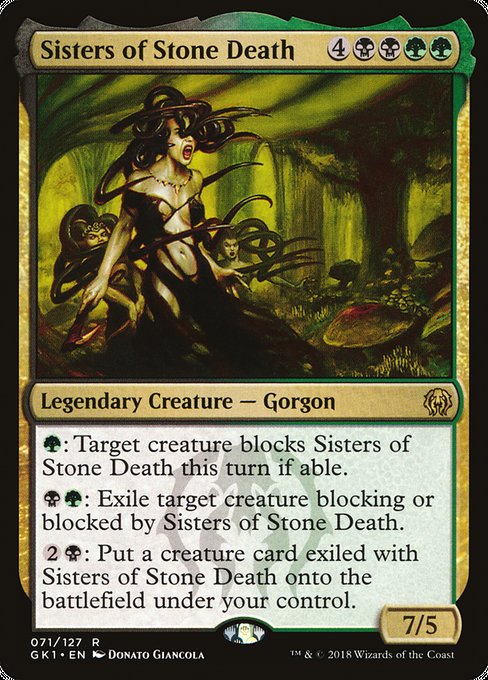 Sisters of Stone Death highlighted card art