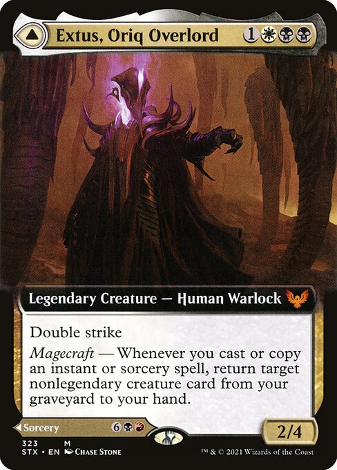 Extus, Oriq Overlord // Awaken the Blood Avatar from Strixhaven: School of Mages
