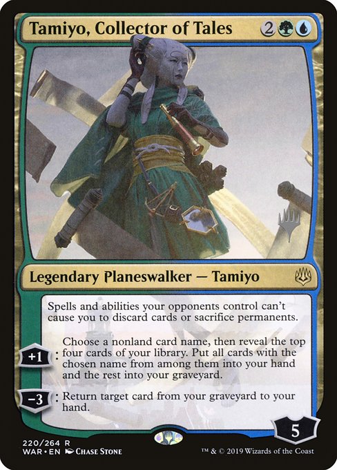 Tamiyo, Collector of Tales from War of the Spark Promos