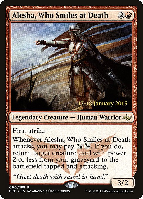 Alesha, Who Smiles at Death from Fate Reforged Promos