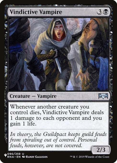 Vindictive Vampire highlighted card art