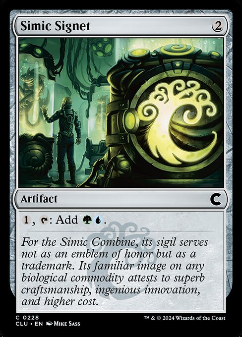 Simic Signet from Ravnica: Clue Edition