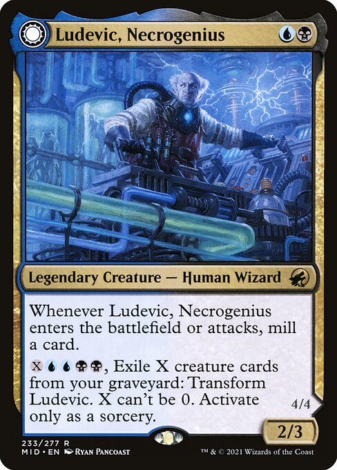 Ludevic, Necrogenius // Olag, Ludevic's Hubris from Innistrad: Midnight Hunt