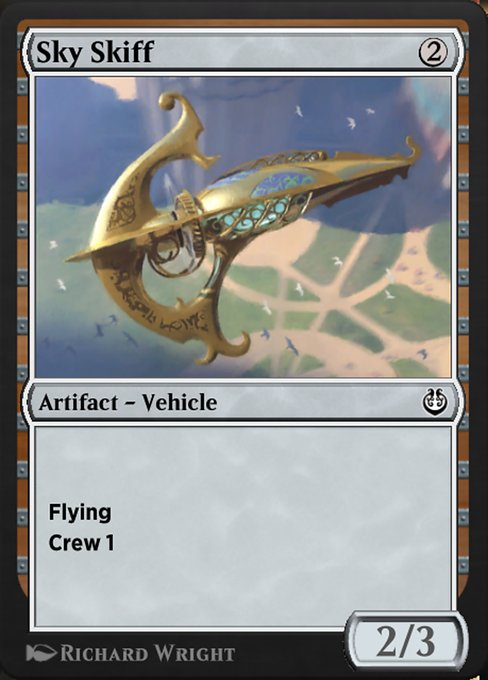 Sky Skiff highlighted card art