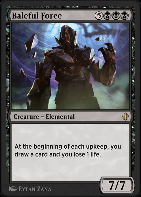 Baleful Force highlighted card art