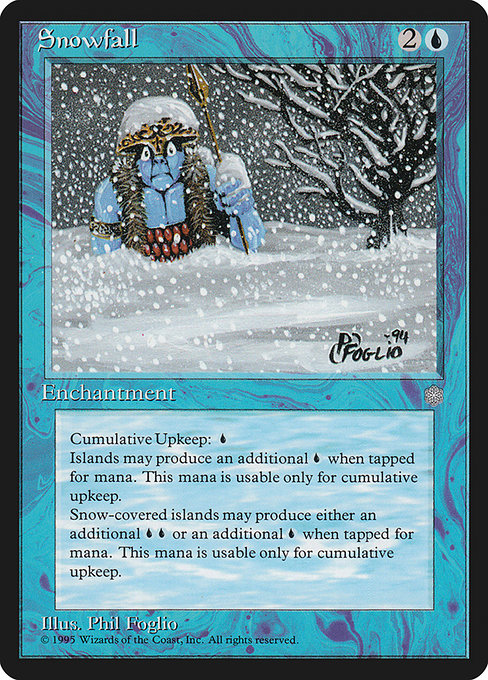 Snowfall highlighted card art
